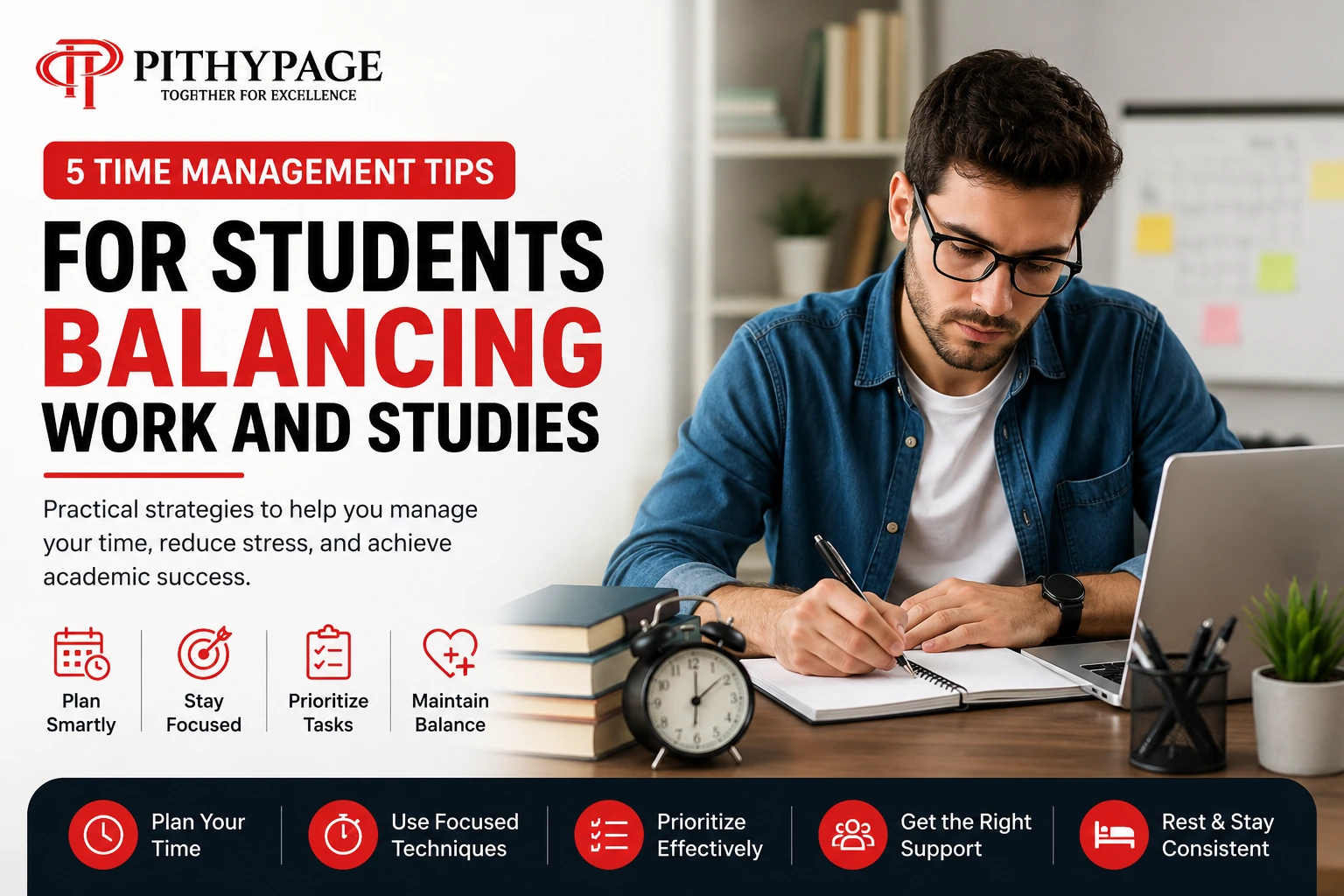 5 Time Management Tips for Students Balancing Work and Studies