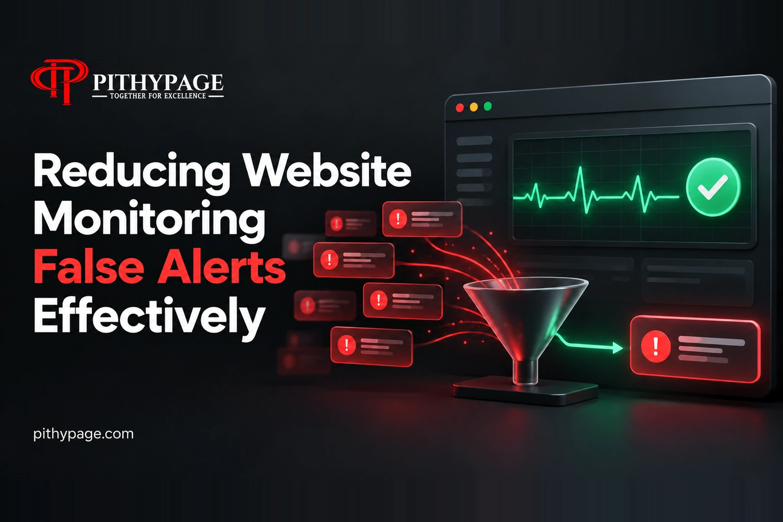 Reducing Website Monitoring False Alerts Effectively